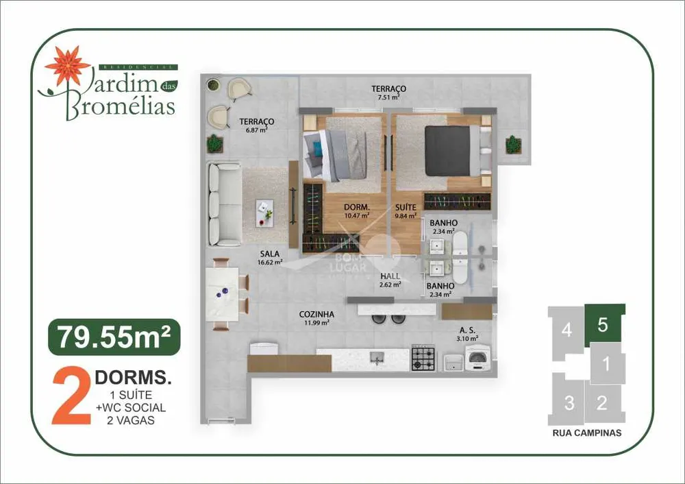 Apartamento, 2 quartos, 79 m² - Foto 19