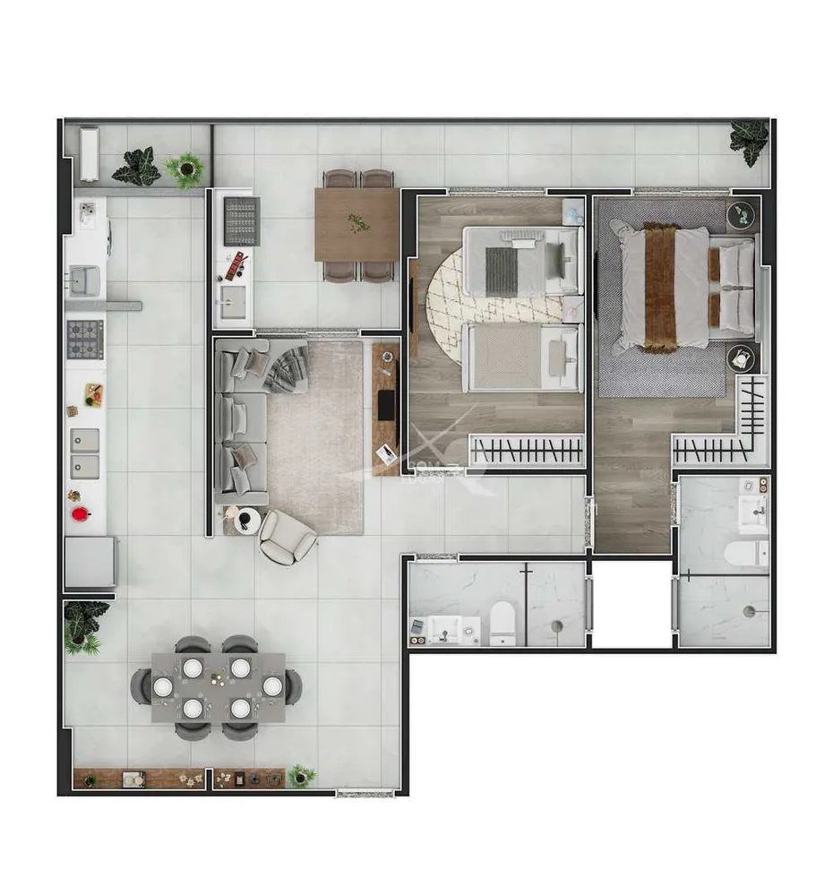 Apartamento, 2 quartos, 87 m² - Foto 6