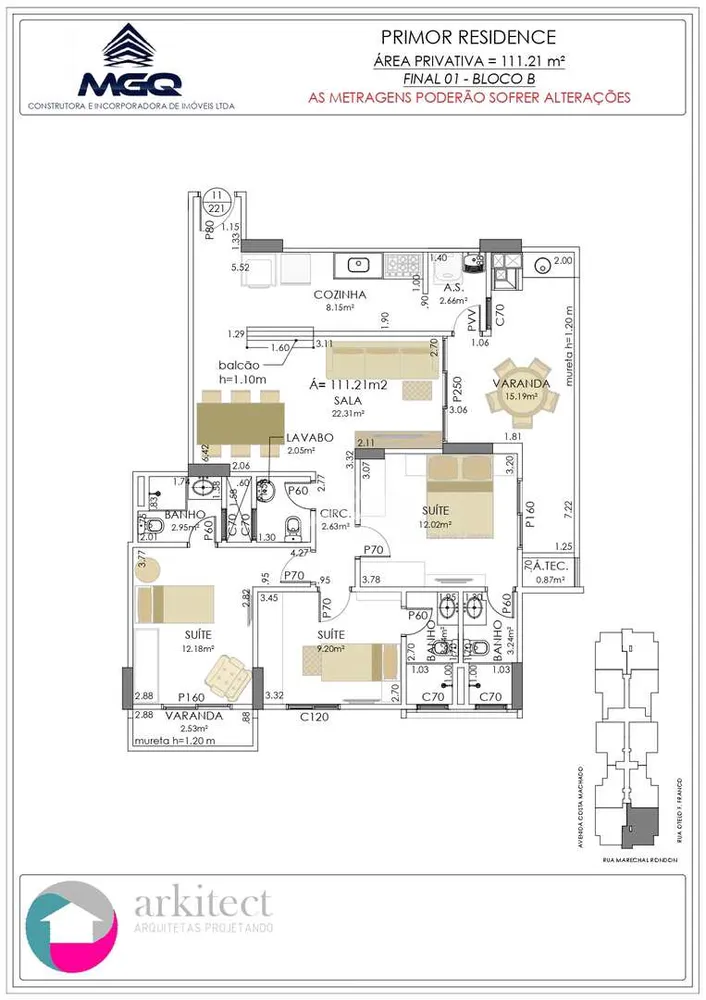 Apartamento, 3 quartos, 111 m² - Foto 5