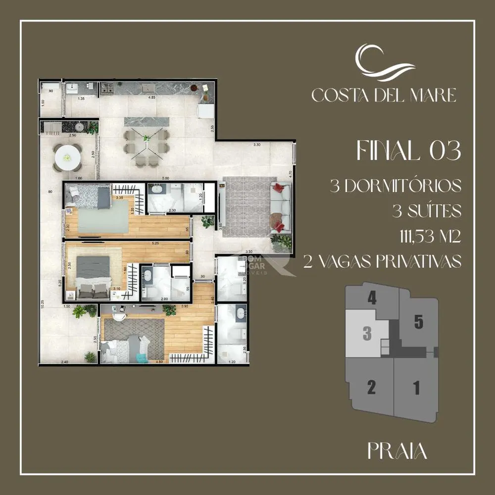 Apartamento, 2 quartos, 93 m² - Foto 3