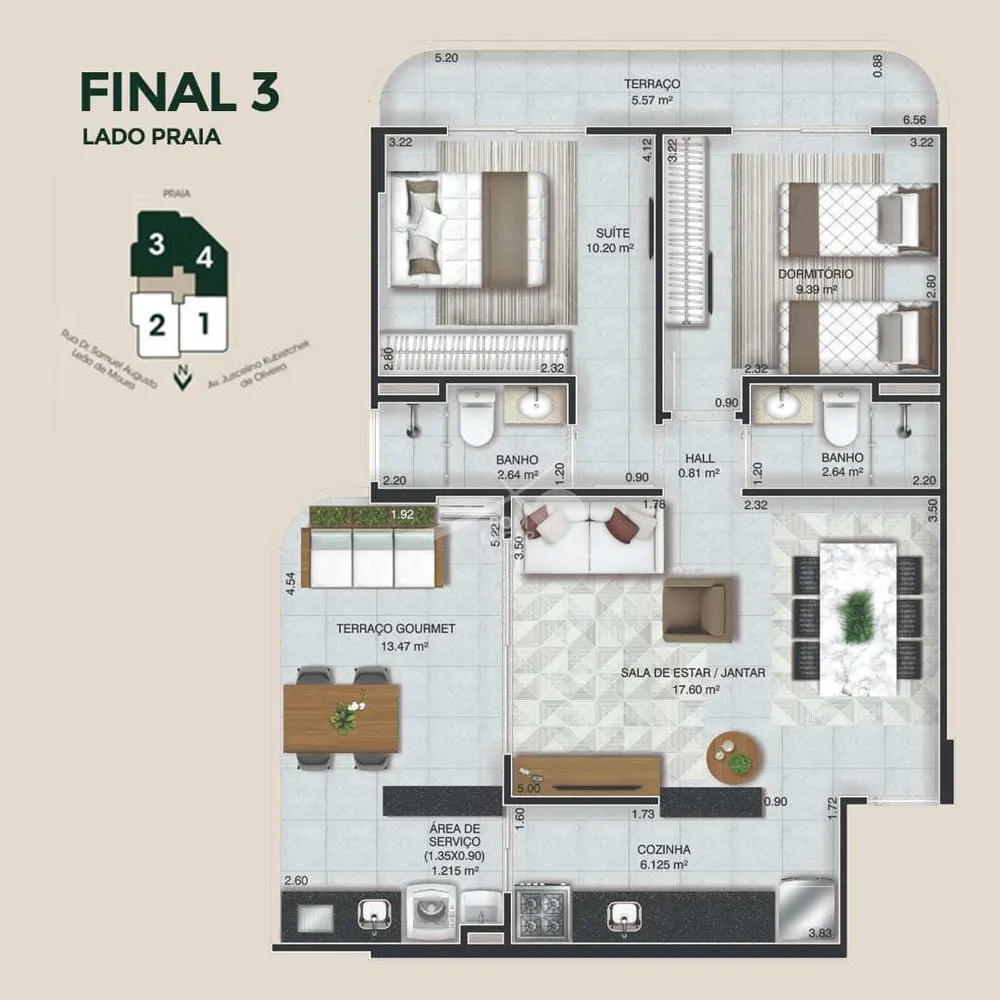 Apartamento, 2 quartos, 72 m² - Foto 16