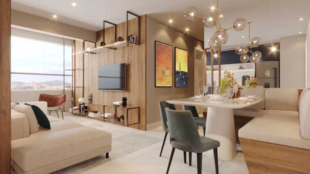 Apartamento à venda com 2 quartos, 55m² - Foto 3