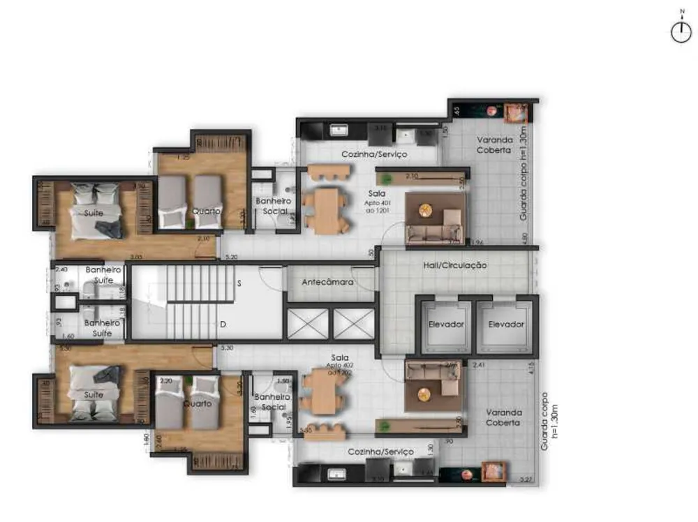 Apartamento, 2 quartos, 70 m² - Foto 10