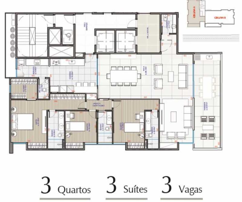 Apartamento, 4 quartos, 200 m² - Foto 3