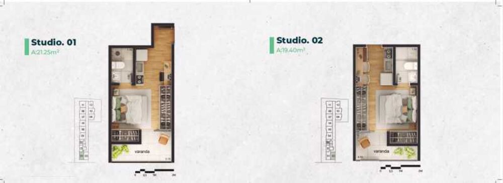 Loft, 19 m² - Foto 12