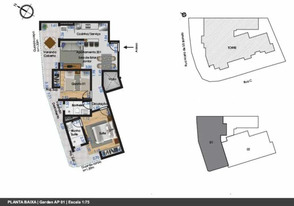 Apartamento, 2 quartos, 82 m² - Foto 2