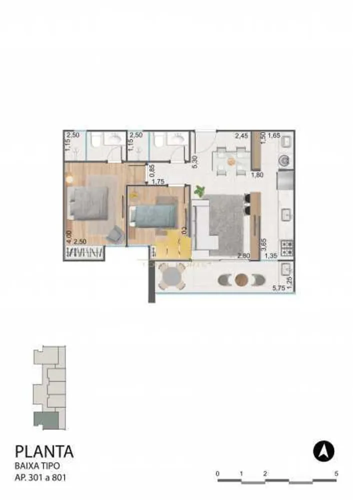 Apartamento, 2 quartos, 62 m² - Foto 12