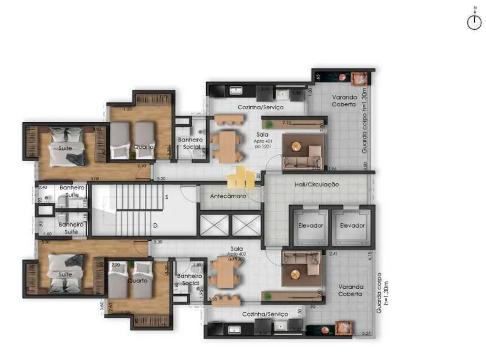 Apartamento, 2 quartos, 70 m² - Foto 6