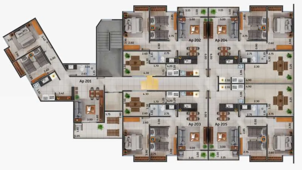 Apartamento, 2 quartos, 60 m² - Foto 6