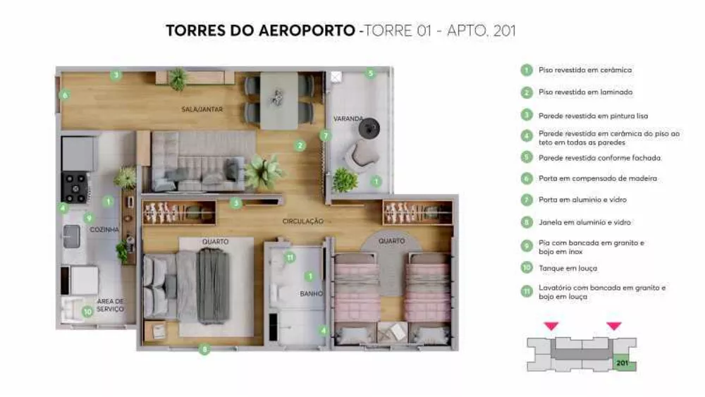 Apartamento à venda com 2 quartos, 44m² - Foto 18