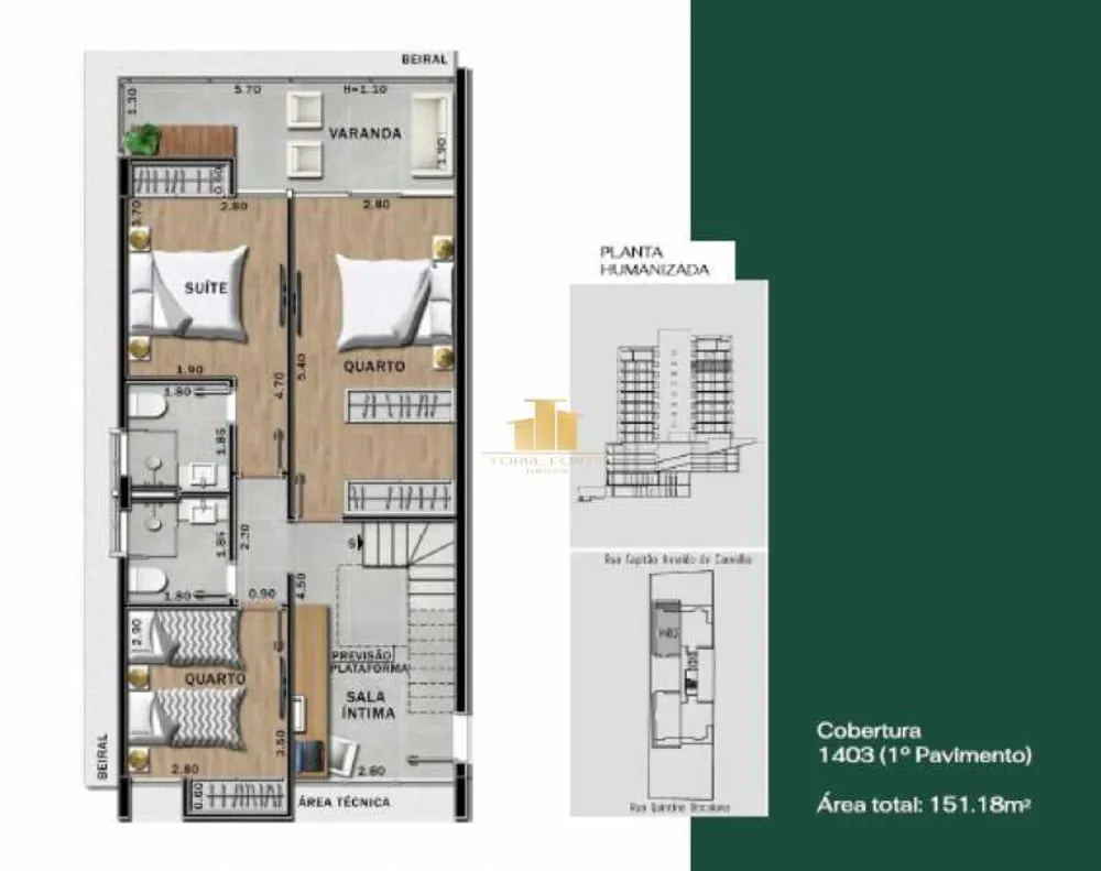 Cobertura, 3 quartos, 151 m² - Foto 11