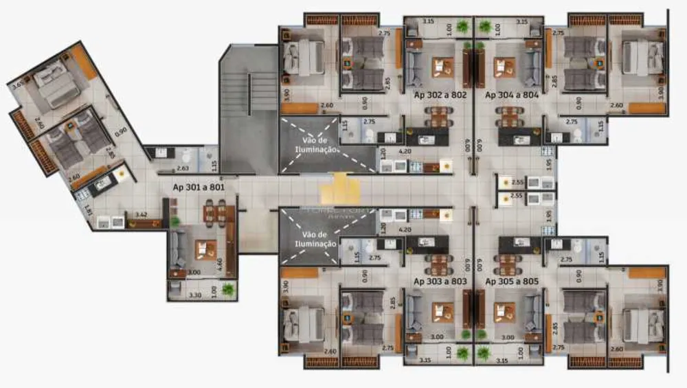 Apartamento, 2 quartos, 52 m² - Foto 5