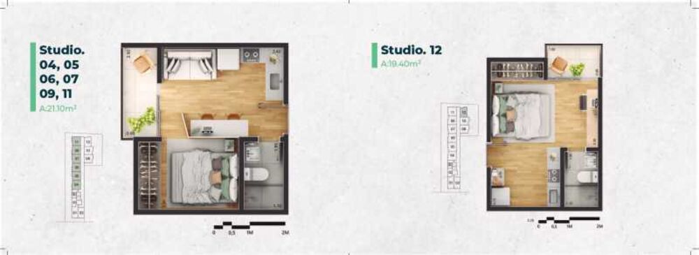 Loft, 19 m² - Foto 14