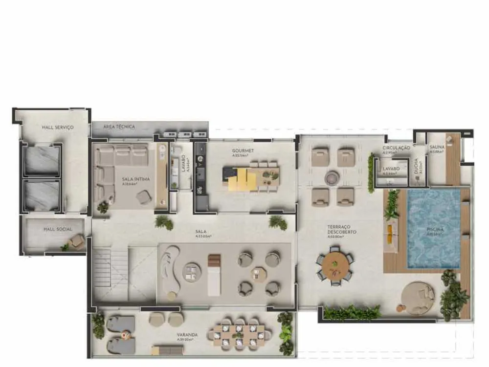 Cobertura, 4 quartos, 501 m² - Foto 6