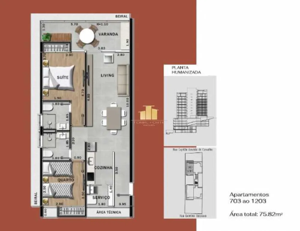 Apartamento, 2 quartos, 75 m² - Foto 12