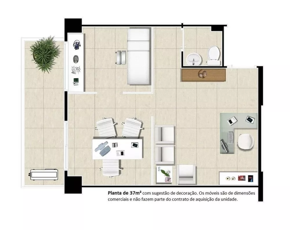 Sala-Conjunto, 39 m² - Foto 17