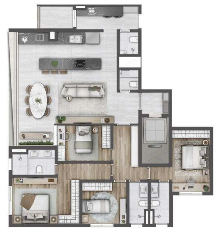 Apartamento, 3 quartos, 160 m² - Foto 14
