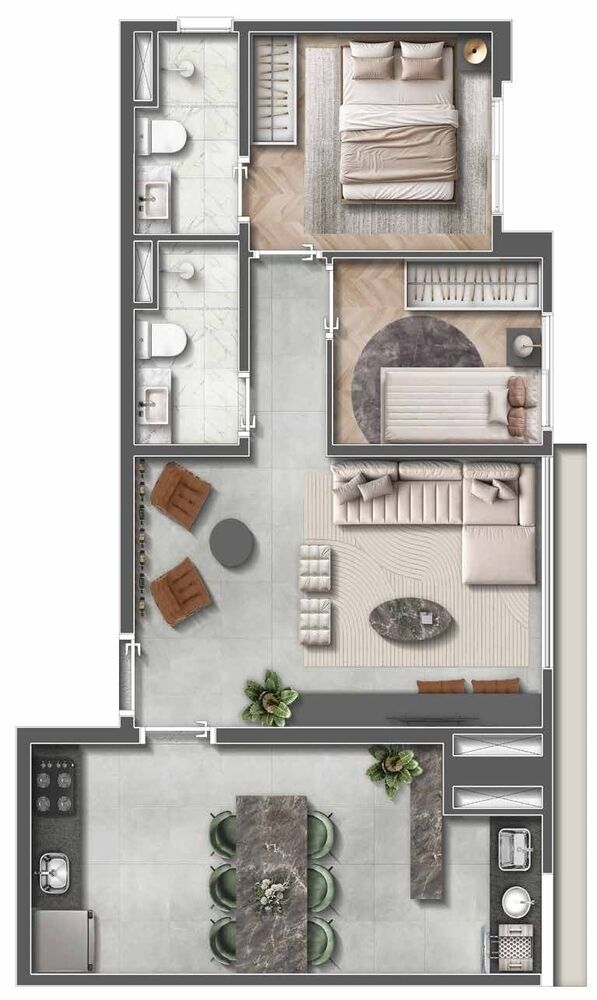 Cobertura, 2 quartos, 53 m² - Foto 21