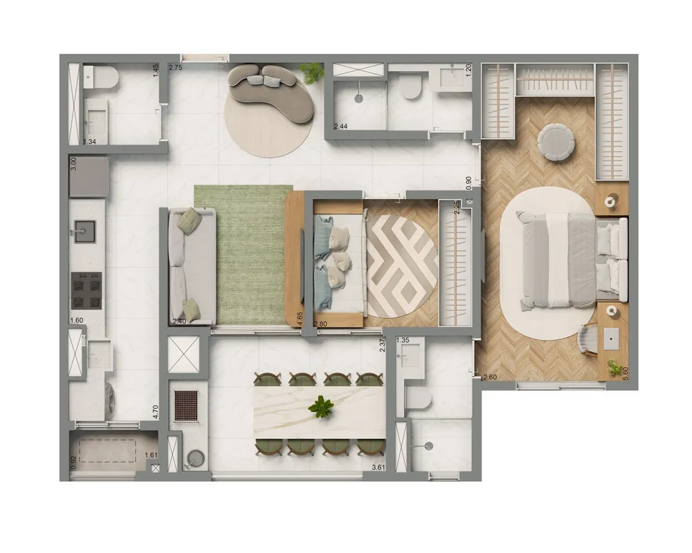 Apartamento, 3 quartos, 87 m² - Foto 18