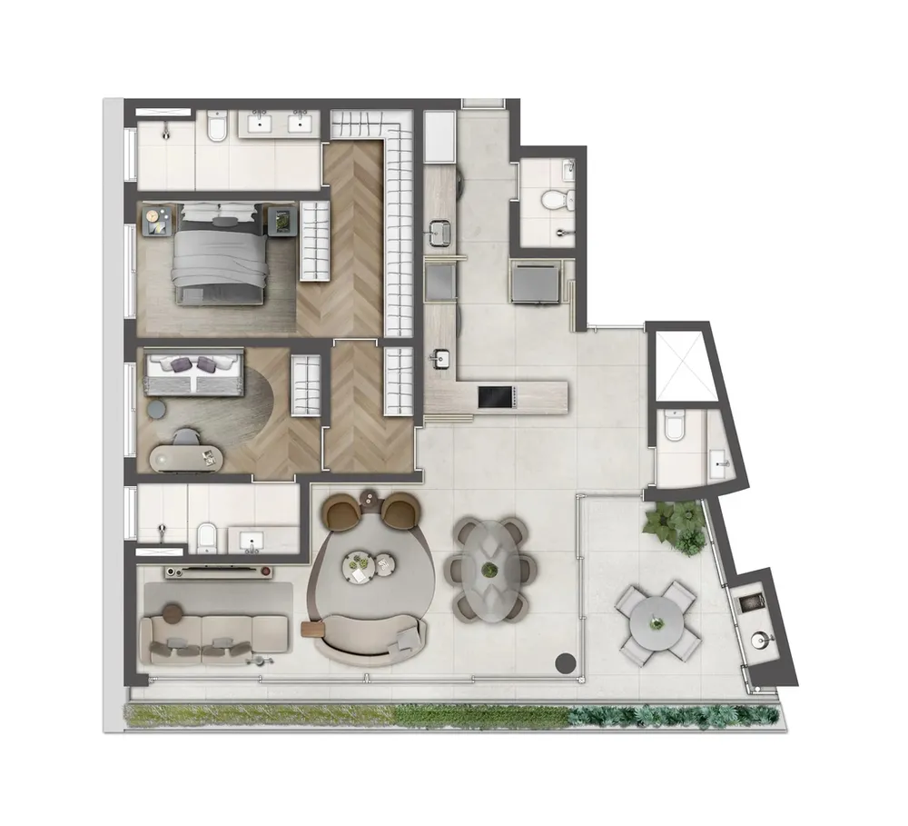 Apartamento, 2 quartos, 216 m² - Foto 10
