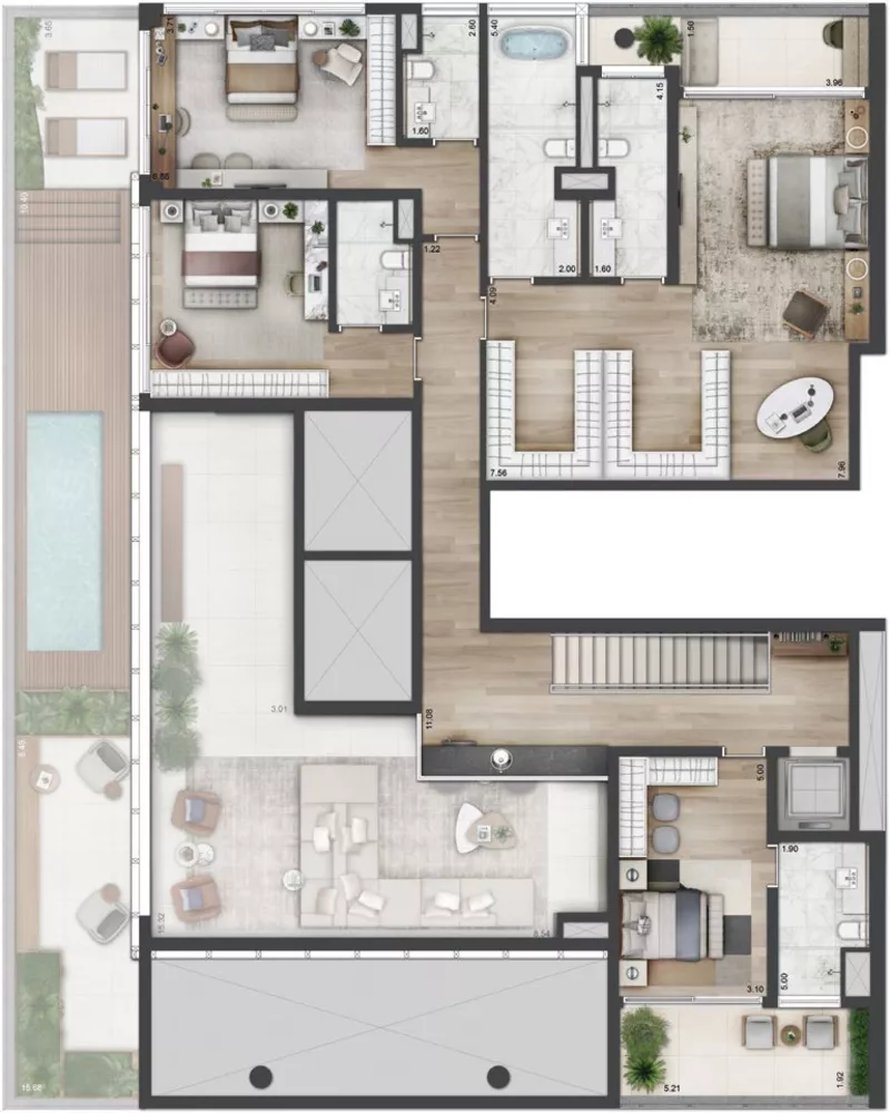 Apartamento, 4 quartos, 240 m² - Foto 9