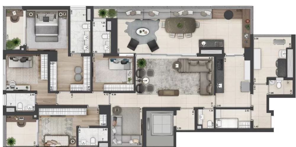Apartamento, 4 quartos, 240 m² - Foto 16