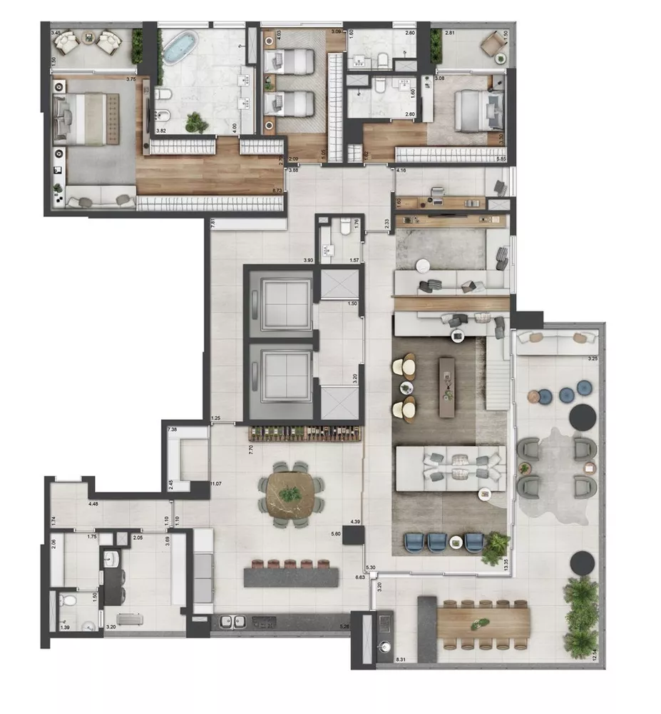 Apartamento, 4 quartos, 240 m² - Foto 19