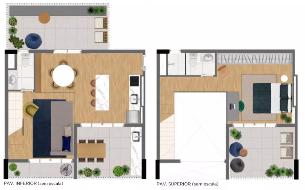 Apartamento, 1 quarto, 58 m² - Foto 3