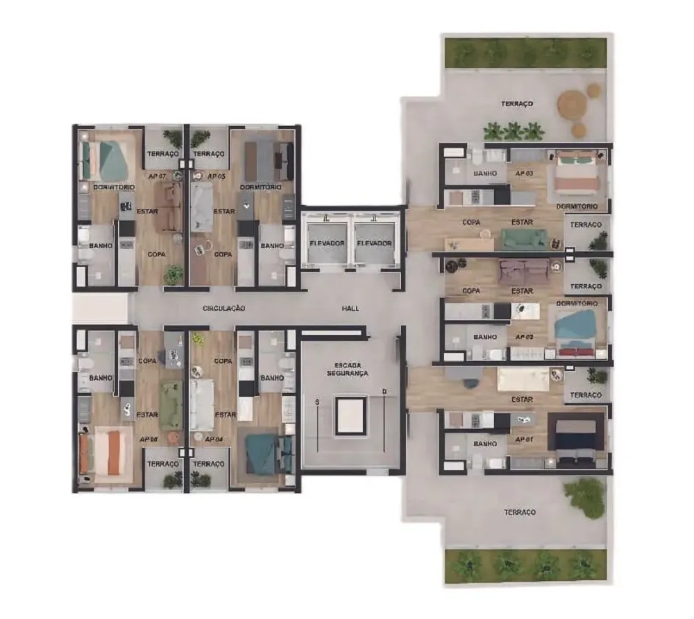 Apartamento, 1 quarto, 25 m² - Foto 22