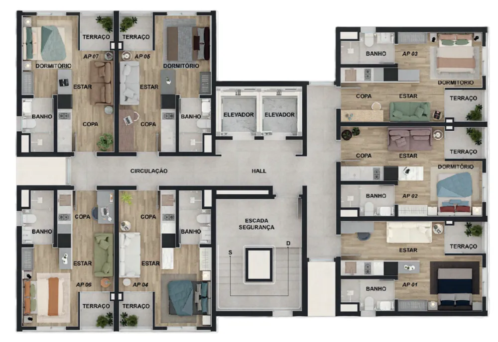 Apartamento, 1 quarto, 25 m² - Foto 24
