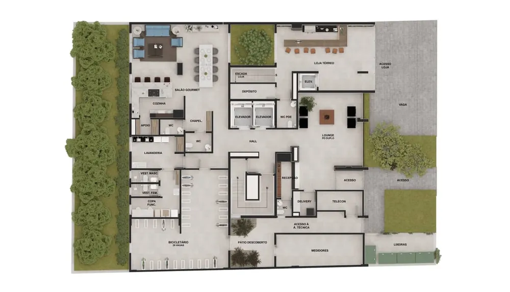 Apartamento, 1 quarto, 25 m² - Foto 25