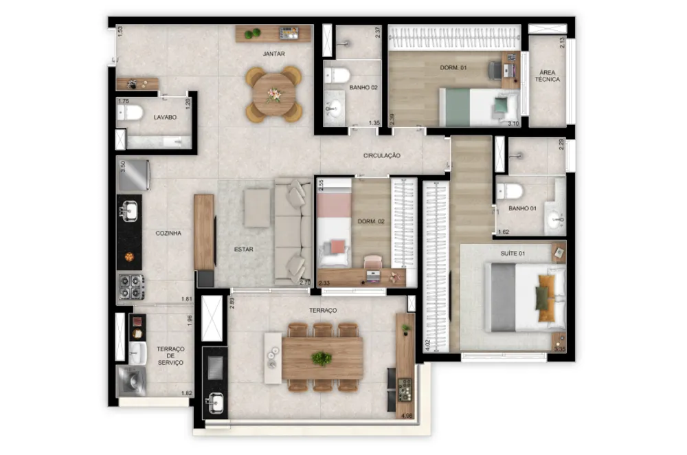 Apartamento, 3 quartos, 91 m² - Foto 19