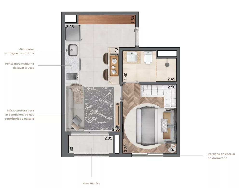 Apartamento, 2 quartos, 77 m² - Foto 13