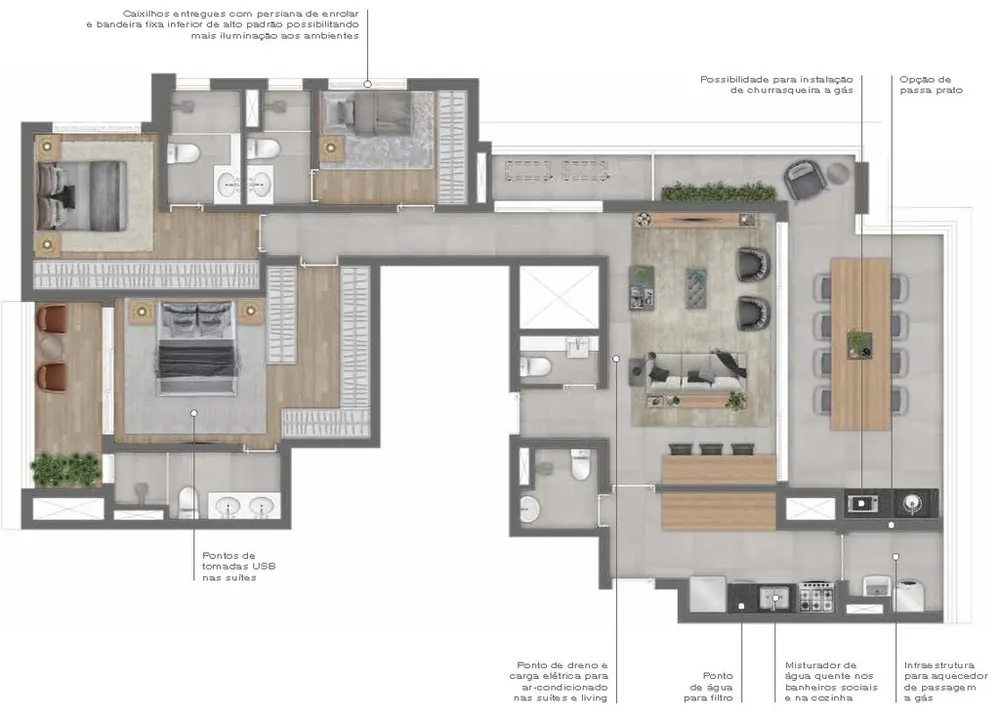 Apartamento, 3 quartos, 148 m² - Foto 31