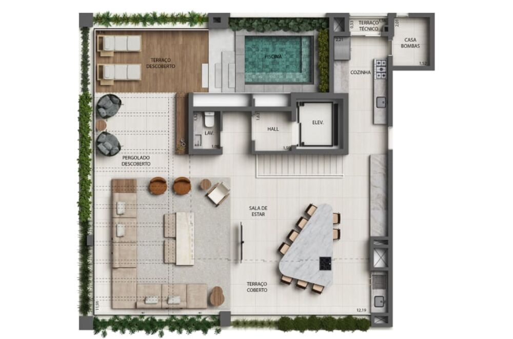 Cobertura à venda com 3 quartos, 392m² - Foto 10