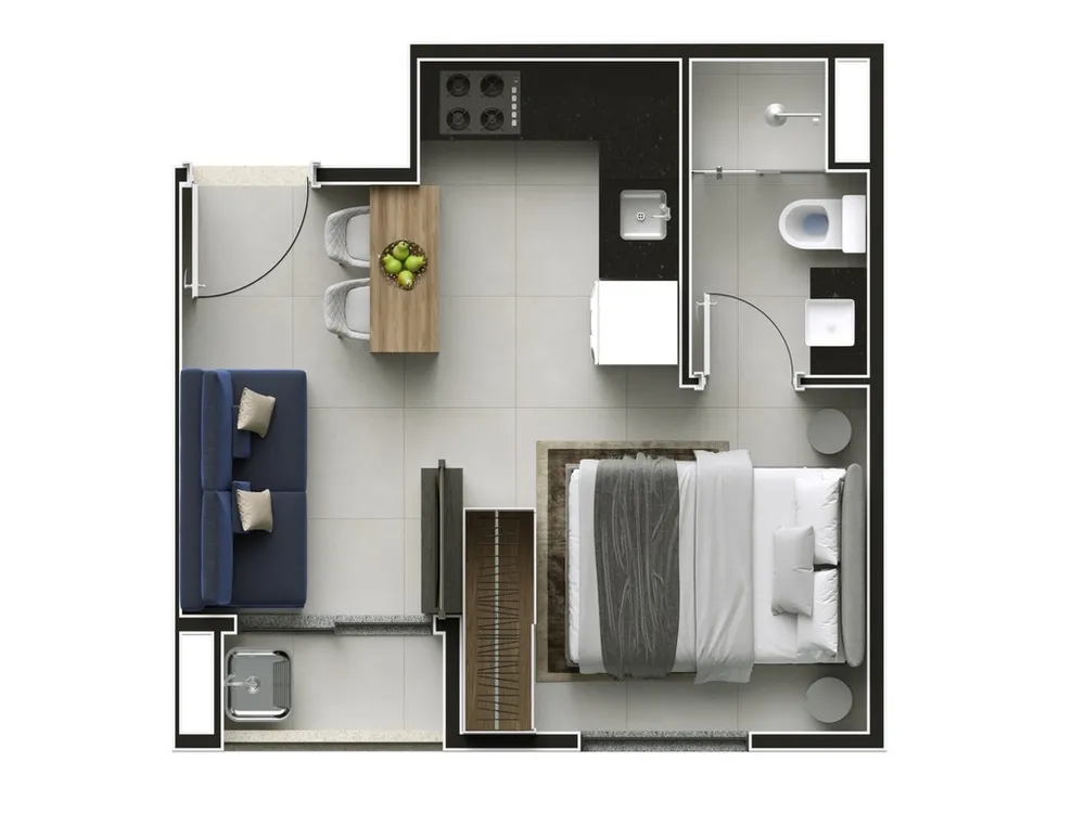 Apartamento, 2 quartos, 39 m² - Foto 15