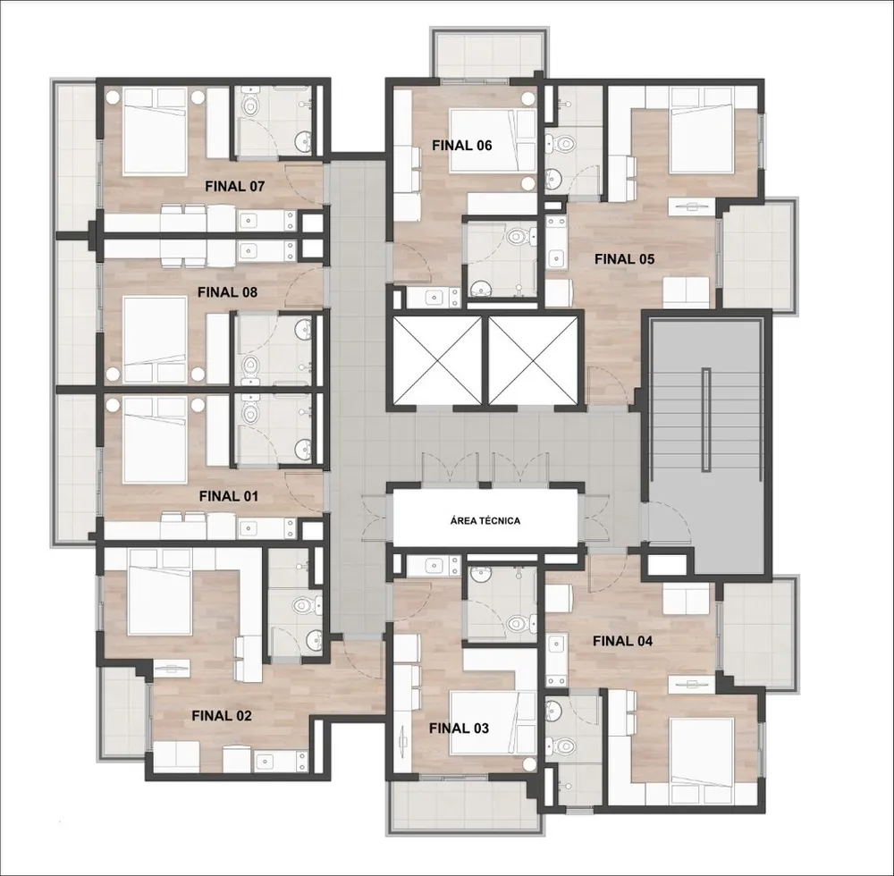 Cobertura, 1 quarto, 47 m² - Foto 12