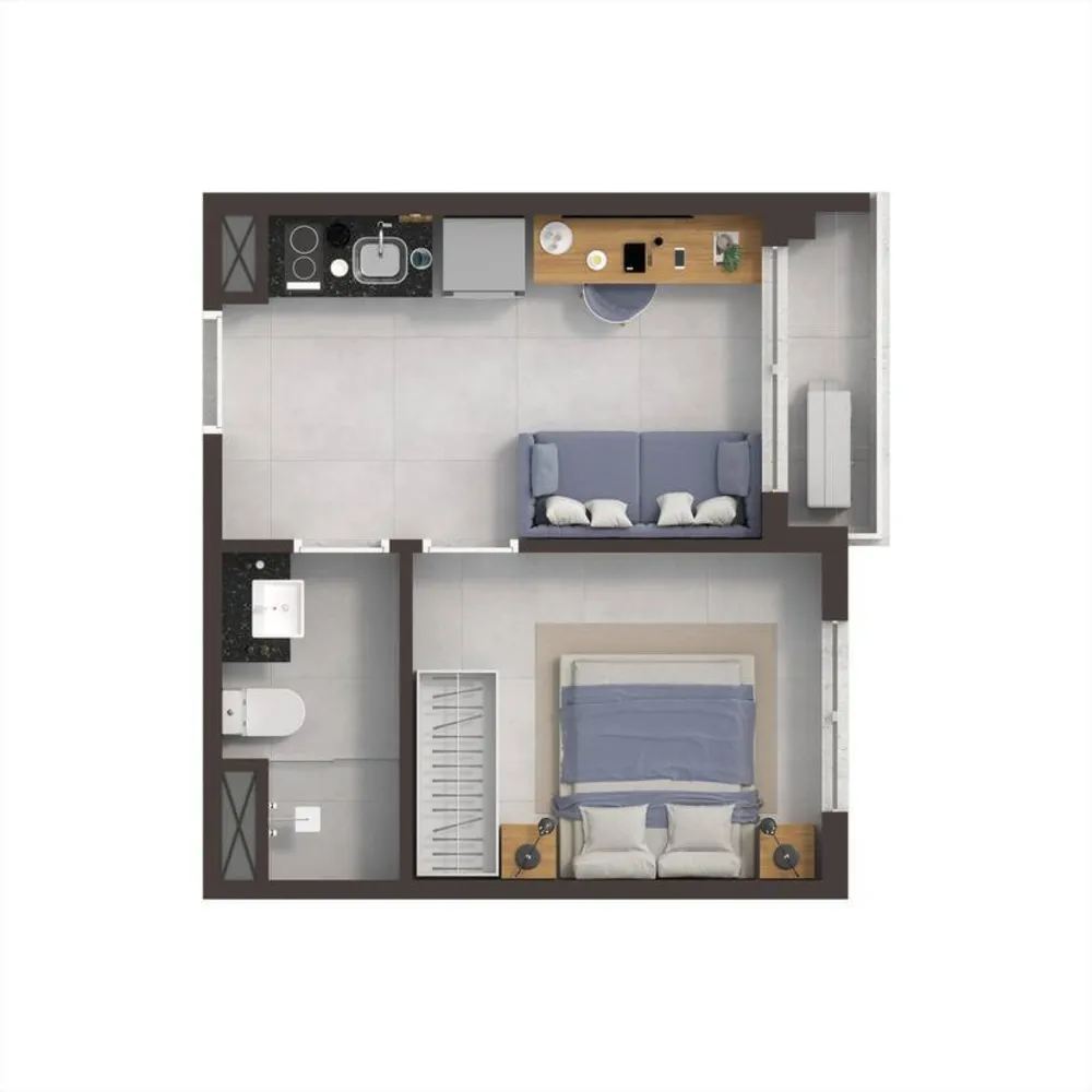 Apartamento, 1 quarto, 24 m² - Foto 13