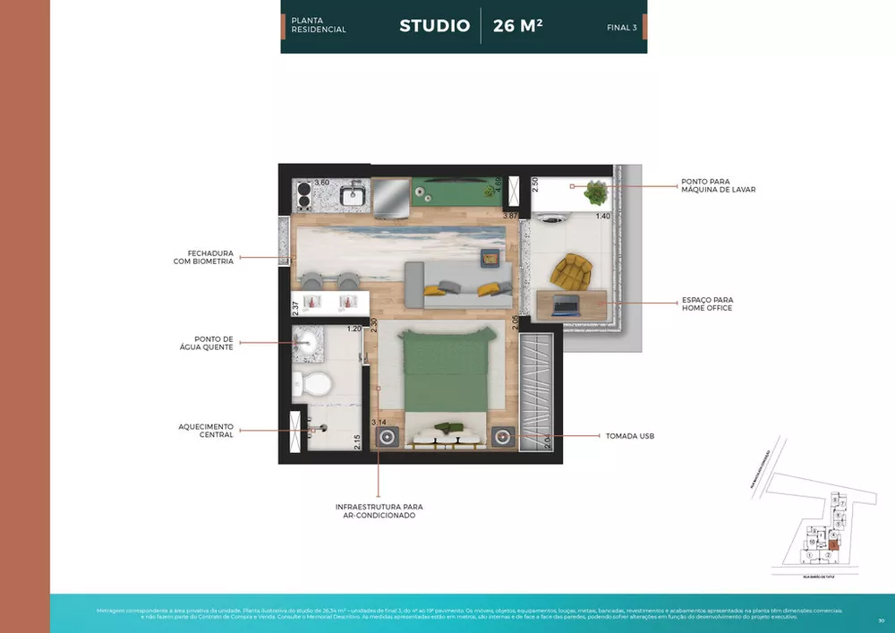 Apartamento, 1 quarto, 24 m² - Foto 24