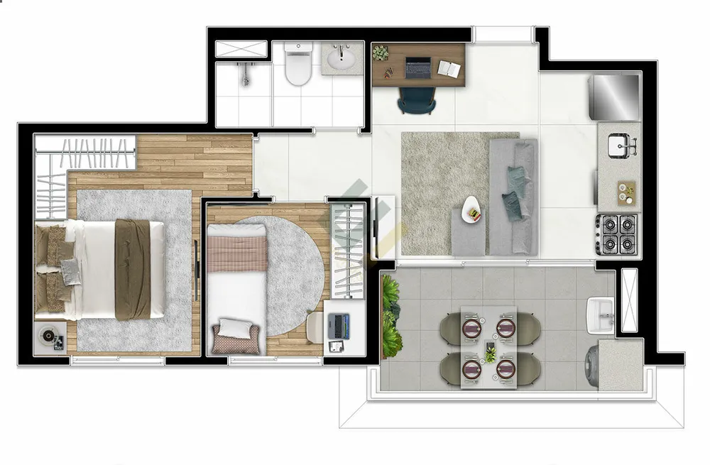 Apartamento, 3 quartos, 68 m² - Foto 14
