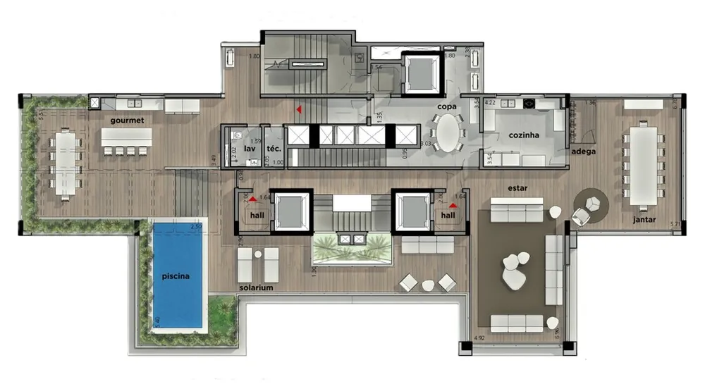 Apartamento, 4 quartos, 345 m² - Foto 16