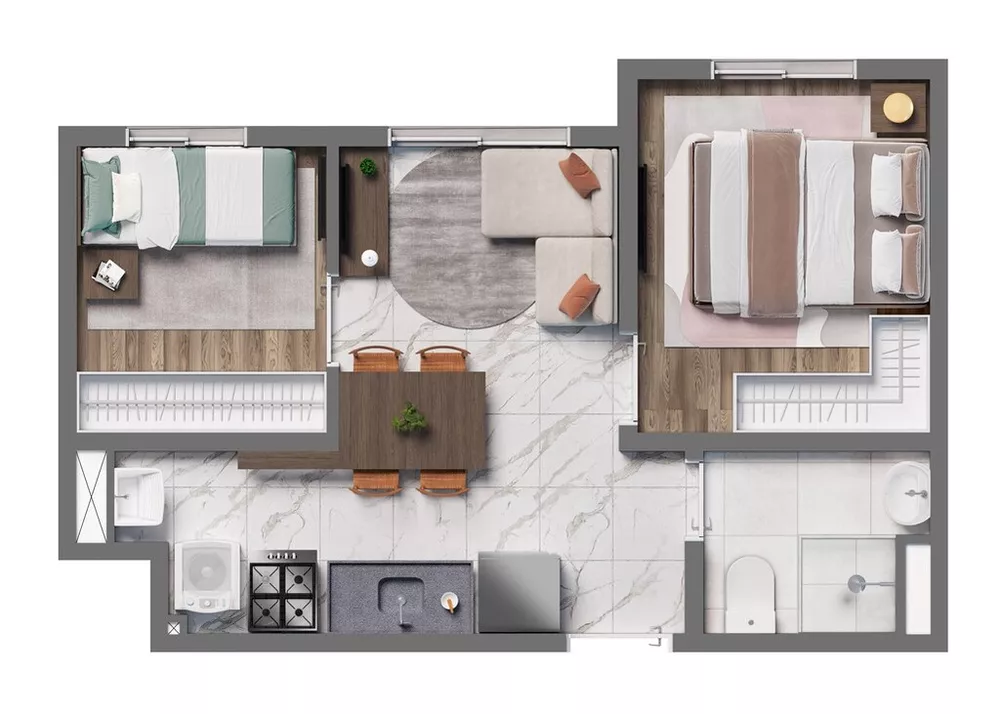 Apartamento, 2 quartos, 32 m² - Foto 21