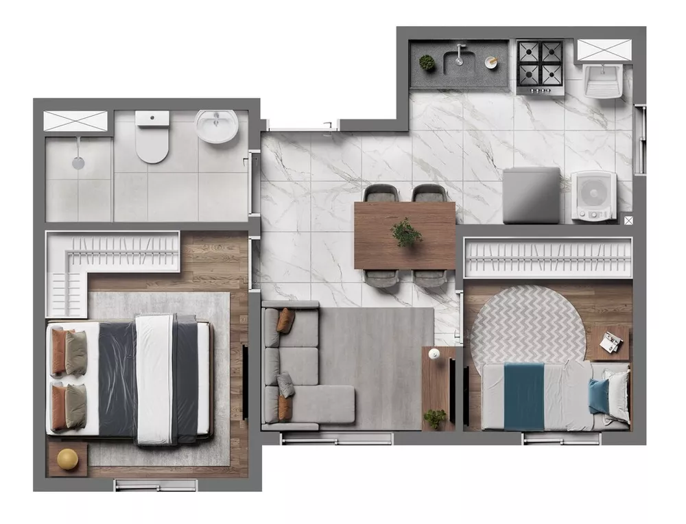 Apartamento, 2 quartos, 32 m² - Foto 24