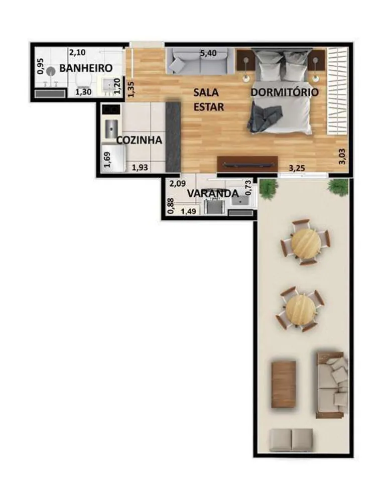 Apartamento, 2 quartos, 61 m² - Foto 18