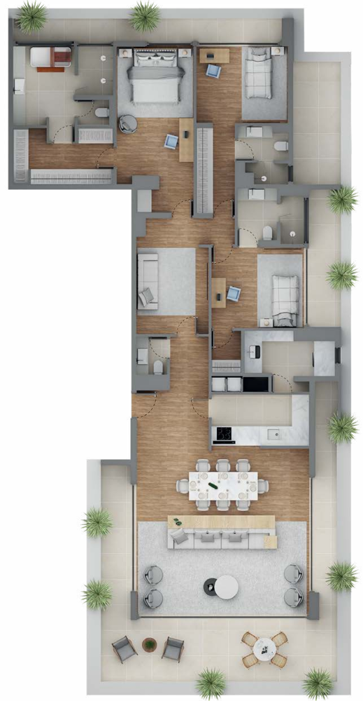 Apartamento, 3 quartos, 261 m² - Foto 13