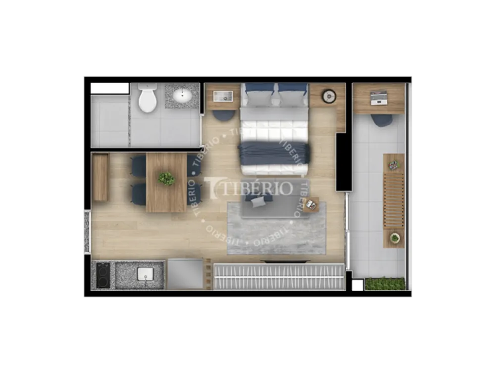 Apartamento, 1 quarto, 30 m² - Foto 8