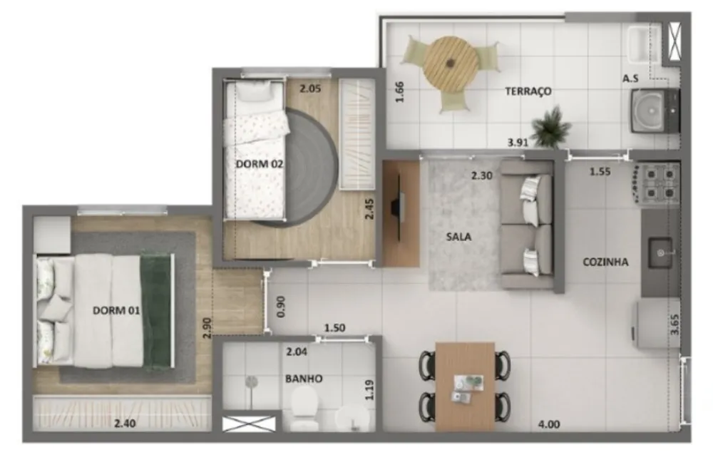 Apartamento, 1 quarto, 29 m² - Foto 14