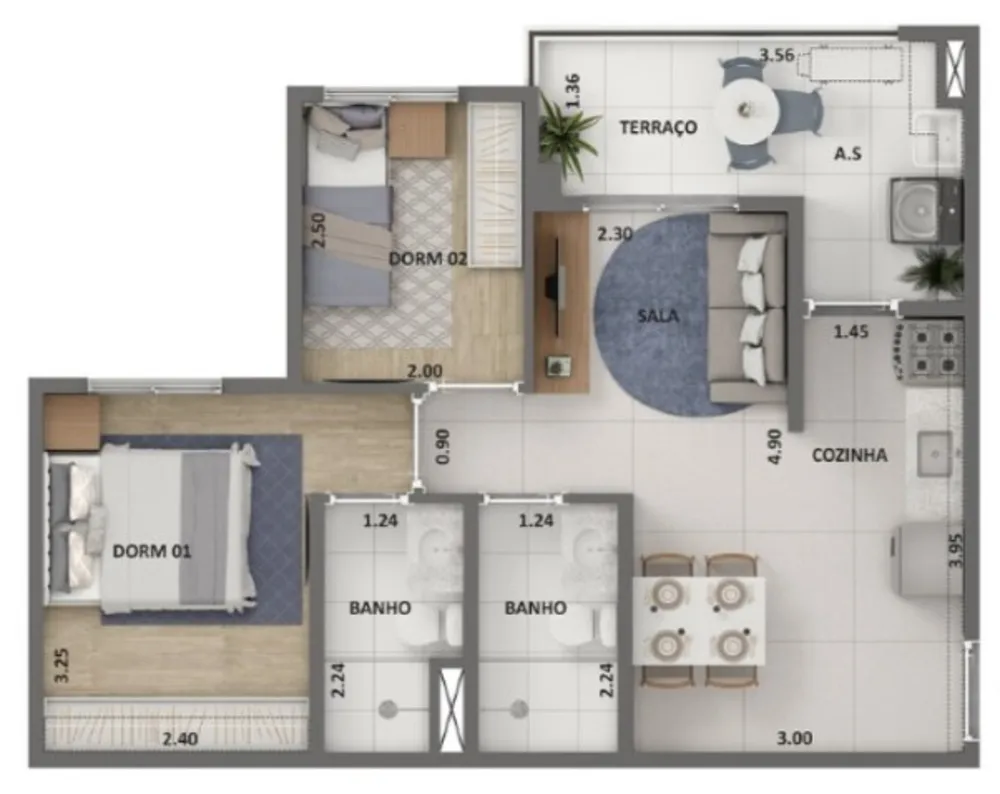 Apartamento, 1 quarto, 29 m² - Foto 16