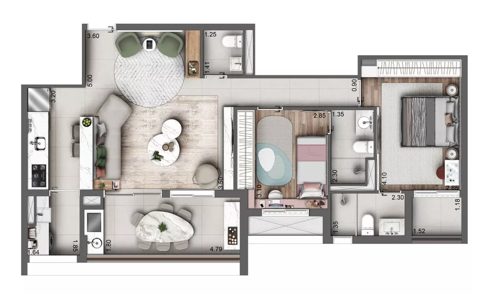 Apartamento, 3 quartos, 164 m² - Foto 16