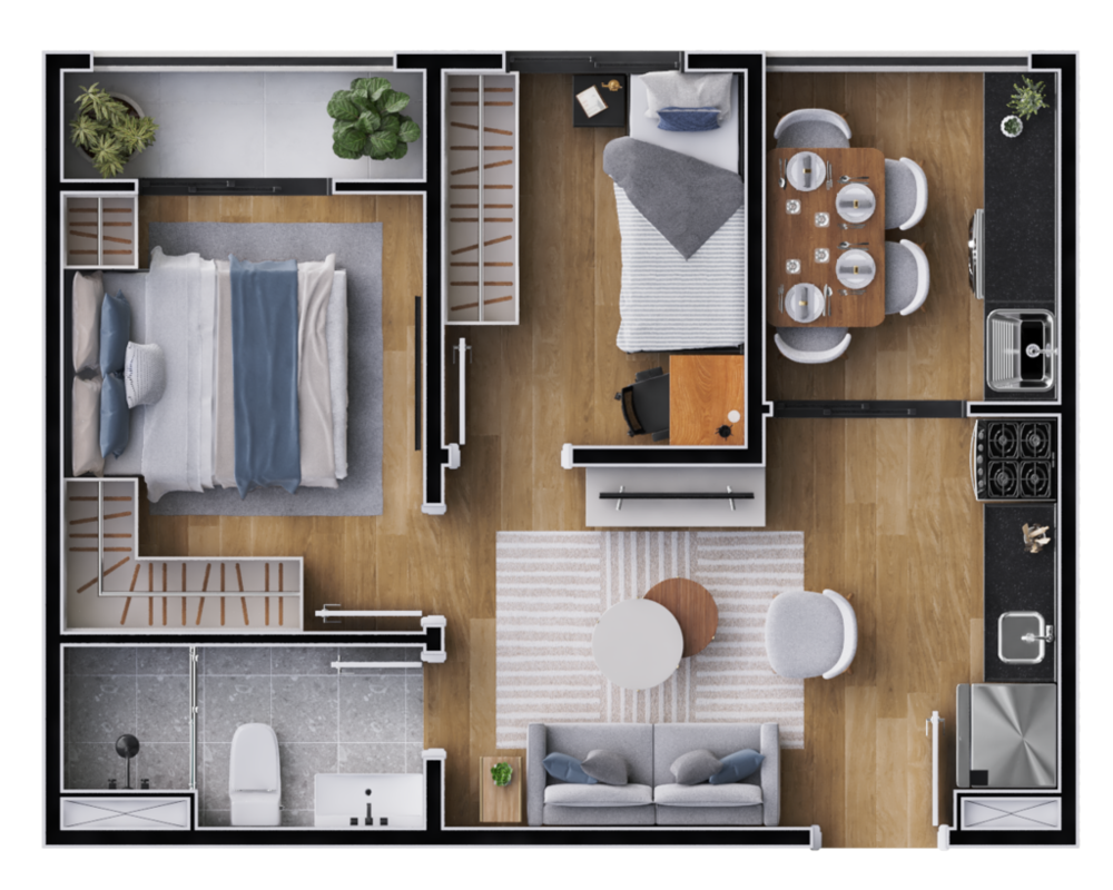 Apartamento, 1 quarto, 24 m² - Foto 13